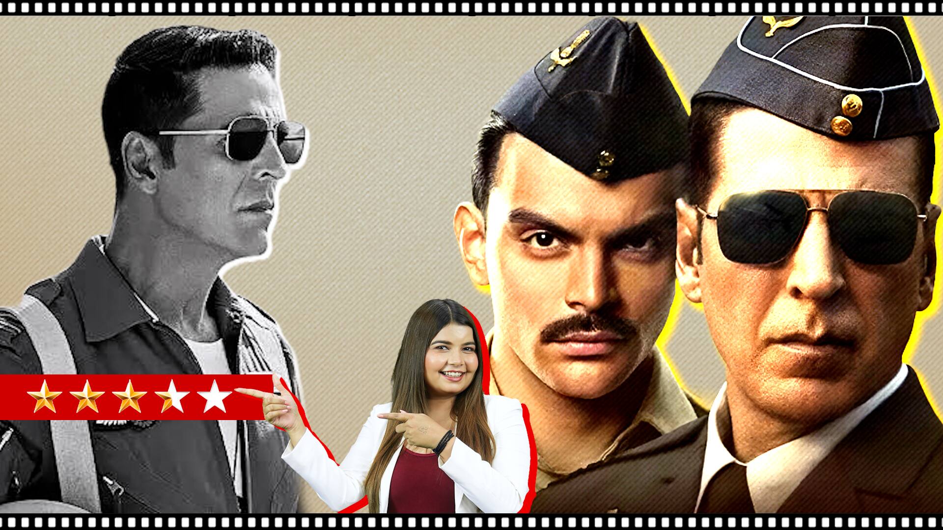 SkyForce Movie Review - 3.5 Stars     By Sakshi Chauhan 